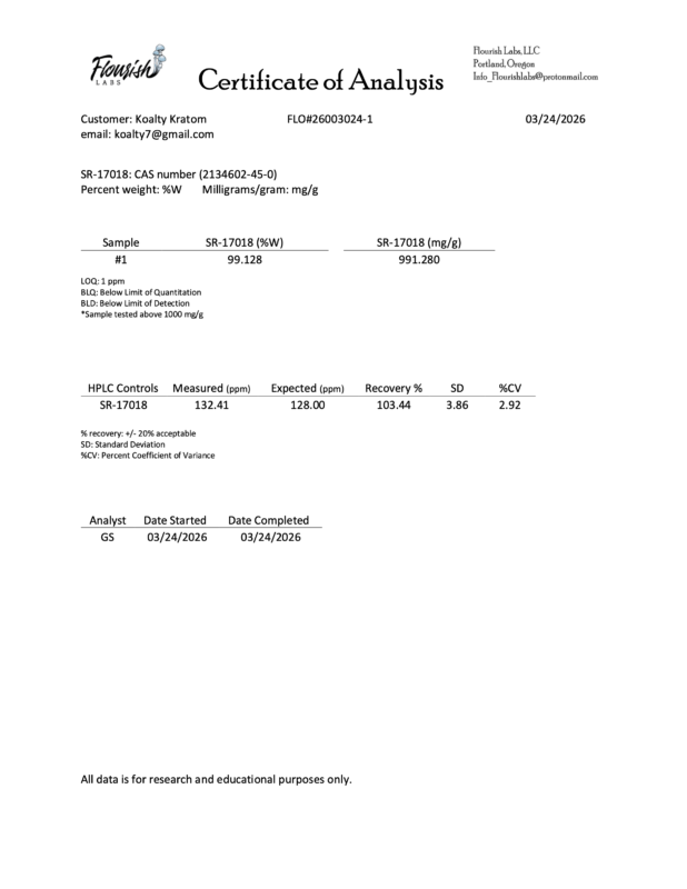 Sr-17018 COA March 2026