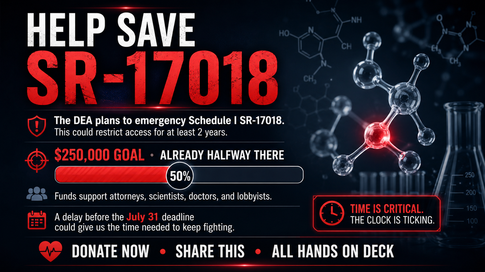 Donate now to save SR17018!